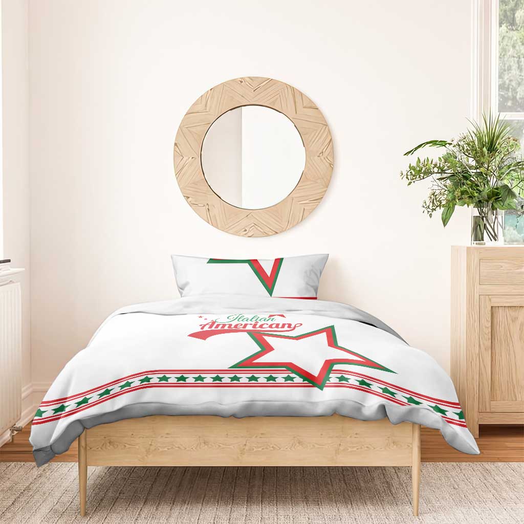 Italian-American Heritage Month Bedding Set Starlight Simple Style - Wonder Print Shop