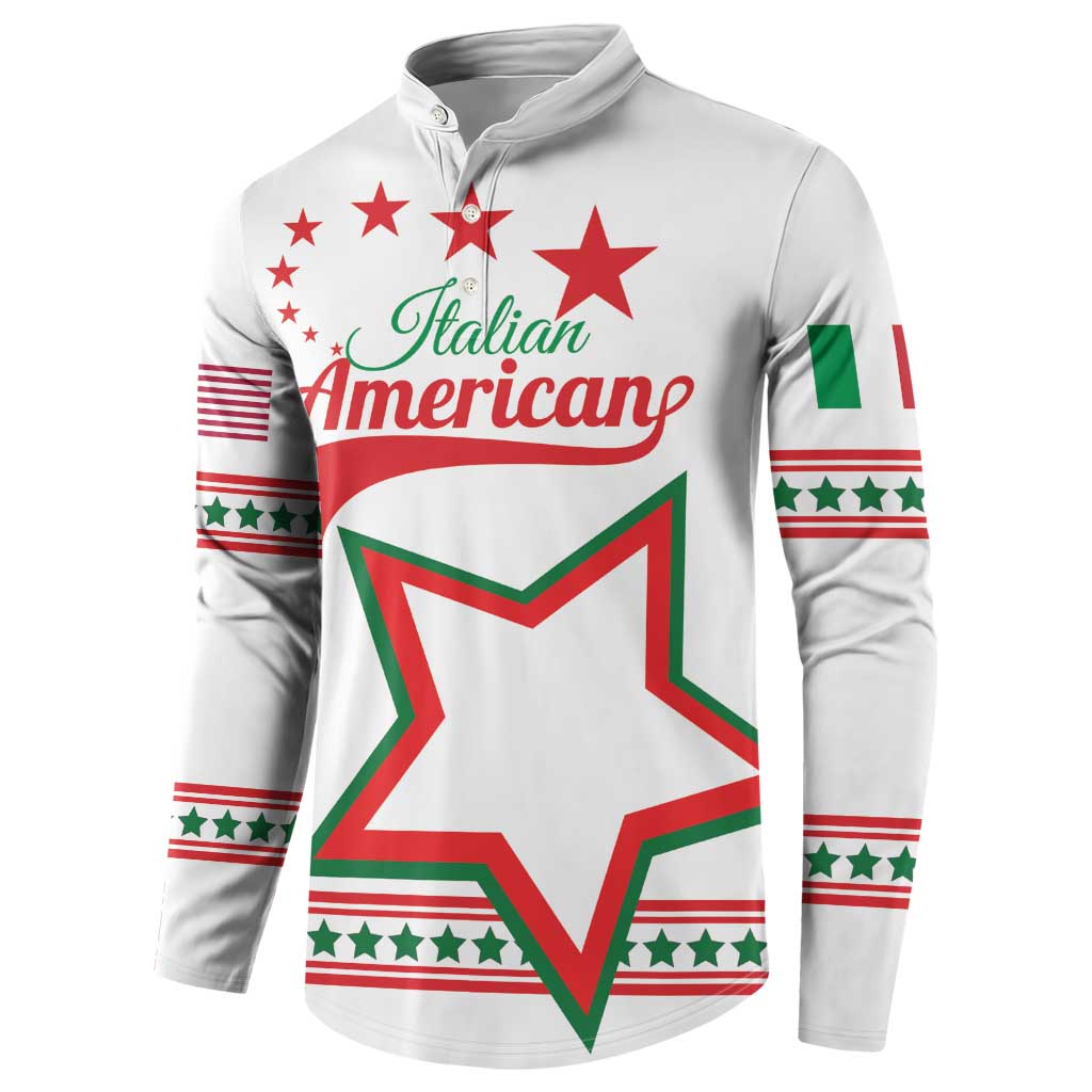 Personalized Italian-American Heritage Month Button Sweatshirt Starlight Simple Style - Wonder Print Shop