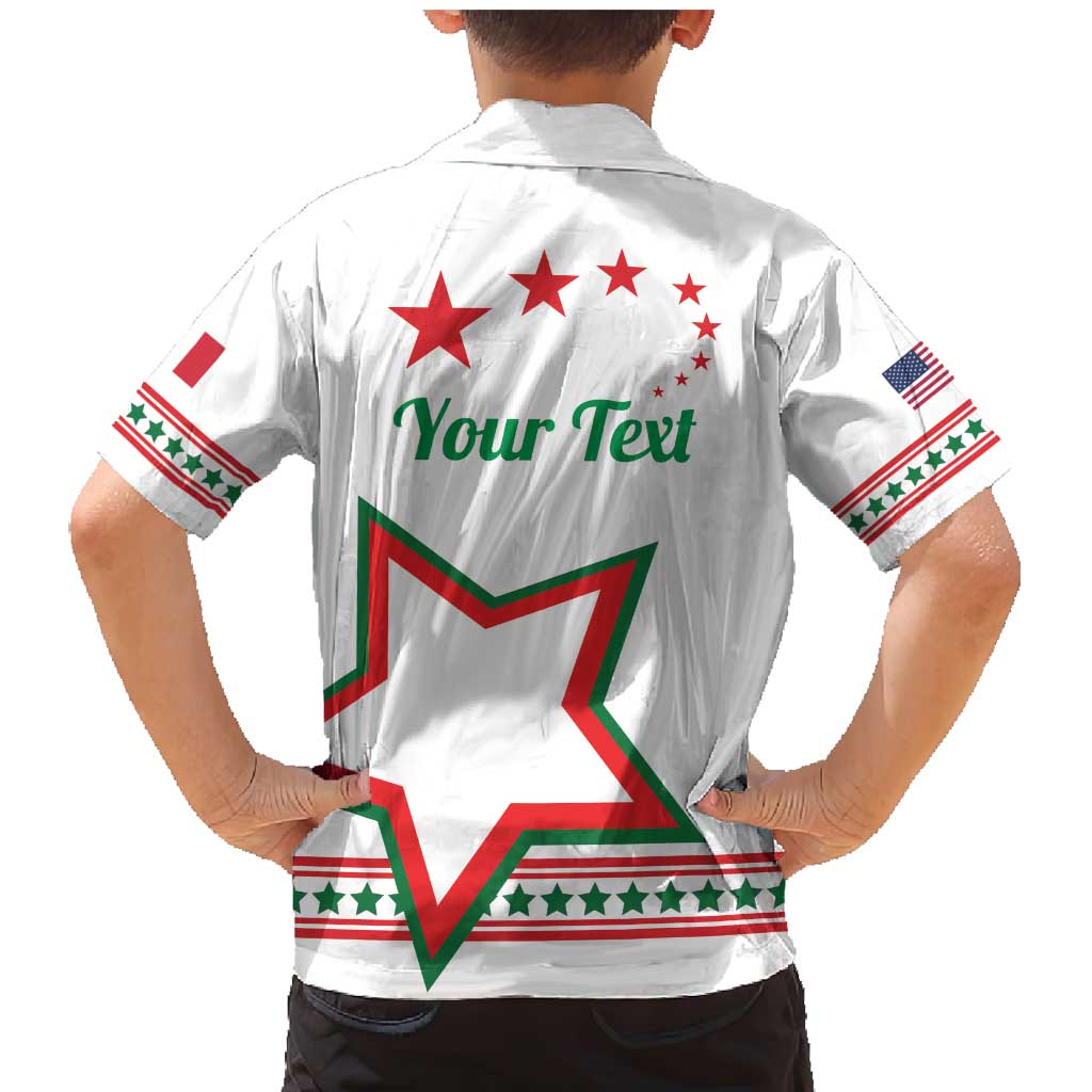 Personalized Italian-American Heritage Month Family Matching Mermaid Dress and Hawaiian Shirt Starlight Simple Style - Wonder Print Shop