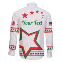 Personalized Italian-American Heritage Month Family Matching Puletasi and Hawaiian Shirt Starlight Simple Style - Wonder Print Shop