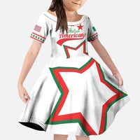 Personalized Italian-American Heritage Month Family Matching Tank Maxi Dress and Hawaiian Shirt Starlight Simple Style - Wonder Print Shop