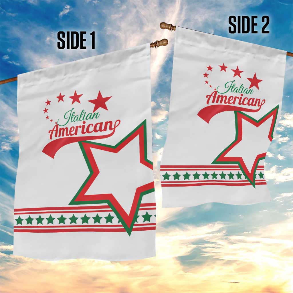 Italian-American Heritage Month Garden Flag Starlight Simple Style - Wonder Print Shop
