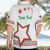 Personalized Italian-American Heritage Month Hawaiian Shirt Starlight Simple Style - Wonder Print Shop