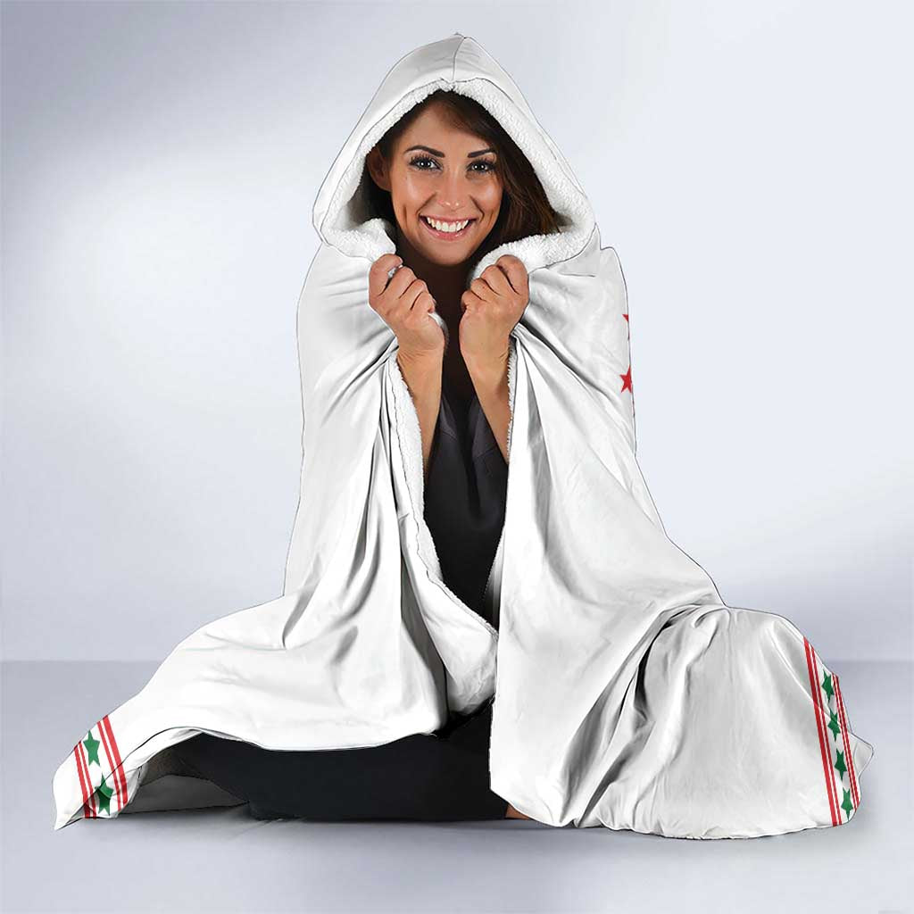 ​Italian-American Heritage Month Hooded Blanket Starlight Simple Style