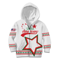 Personalized Italian-American Heritage Month Kid Hoodie Starlight Simple Style - Wonder Print Shop