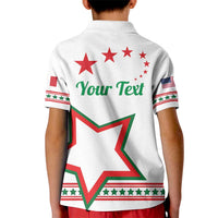 Personalized Italian-American Heritage Month Kid Polo Shirt Starlight Simple Style - Wonder Print Shop