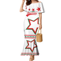 Personalized Italian-American Heritage Month Mermaid Dress Starlight Simple Style - Wonder Print Shop