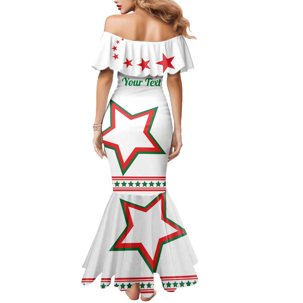 Personalized Italian-American Heritage Month Mermaid Dress Starlight Simple Style - Wonder Print Shop