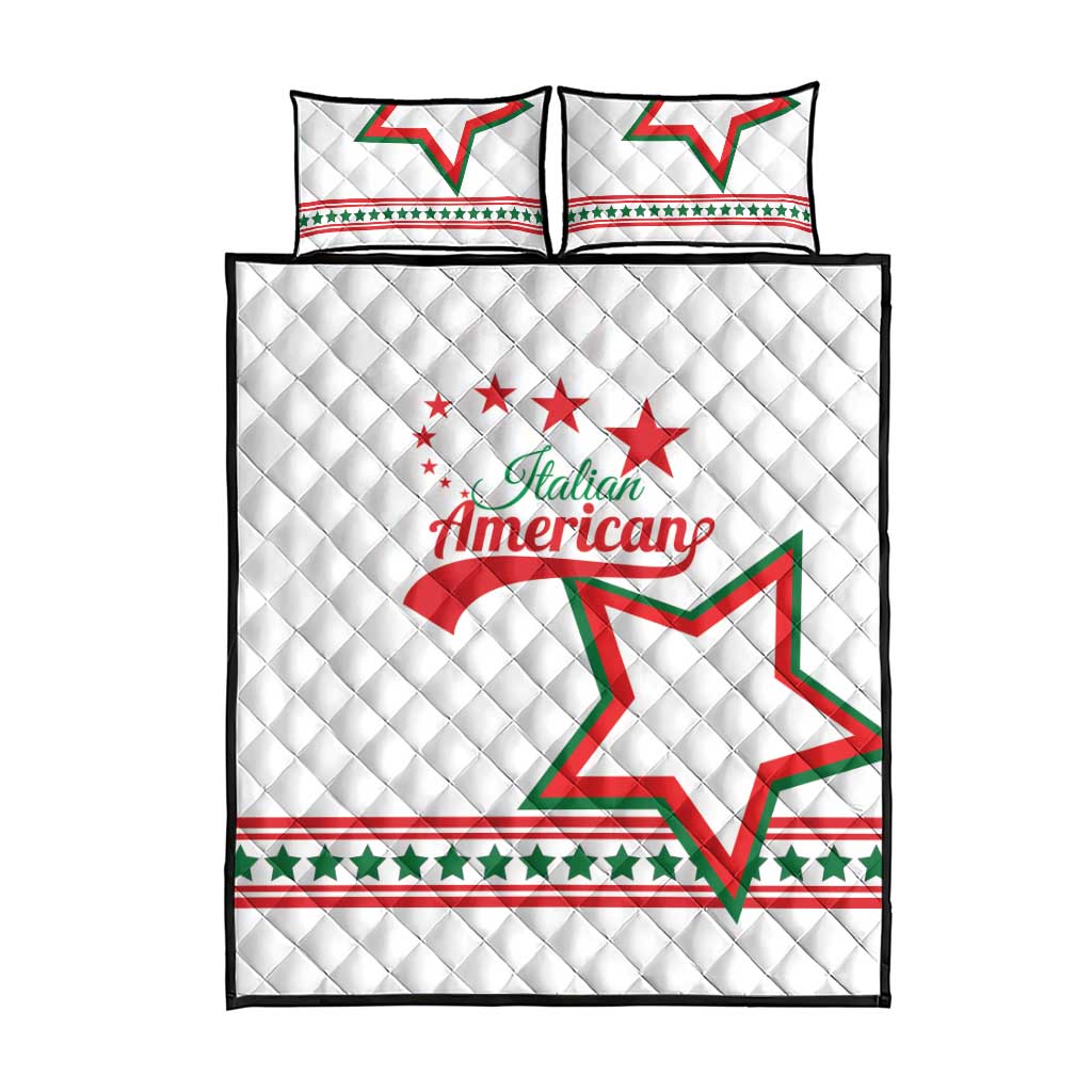 Italian-American Heritage Month Quilt Bed Set Starlight Simple Style - Wonder Print Shop