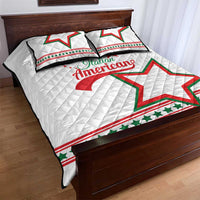 Italian-American Heritage Month Quilt Bed Set Starlight Simple Style - Wonder Print Shop
