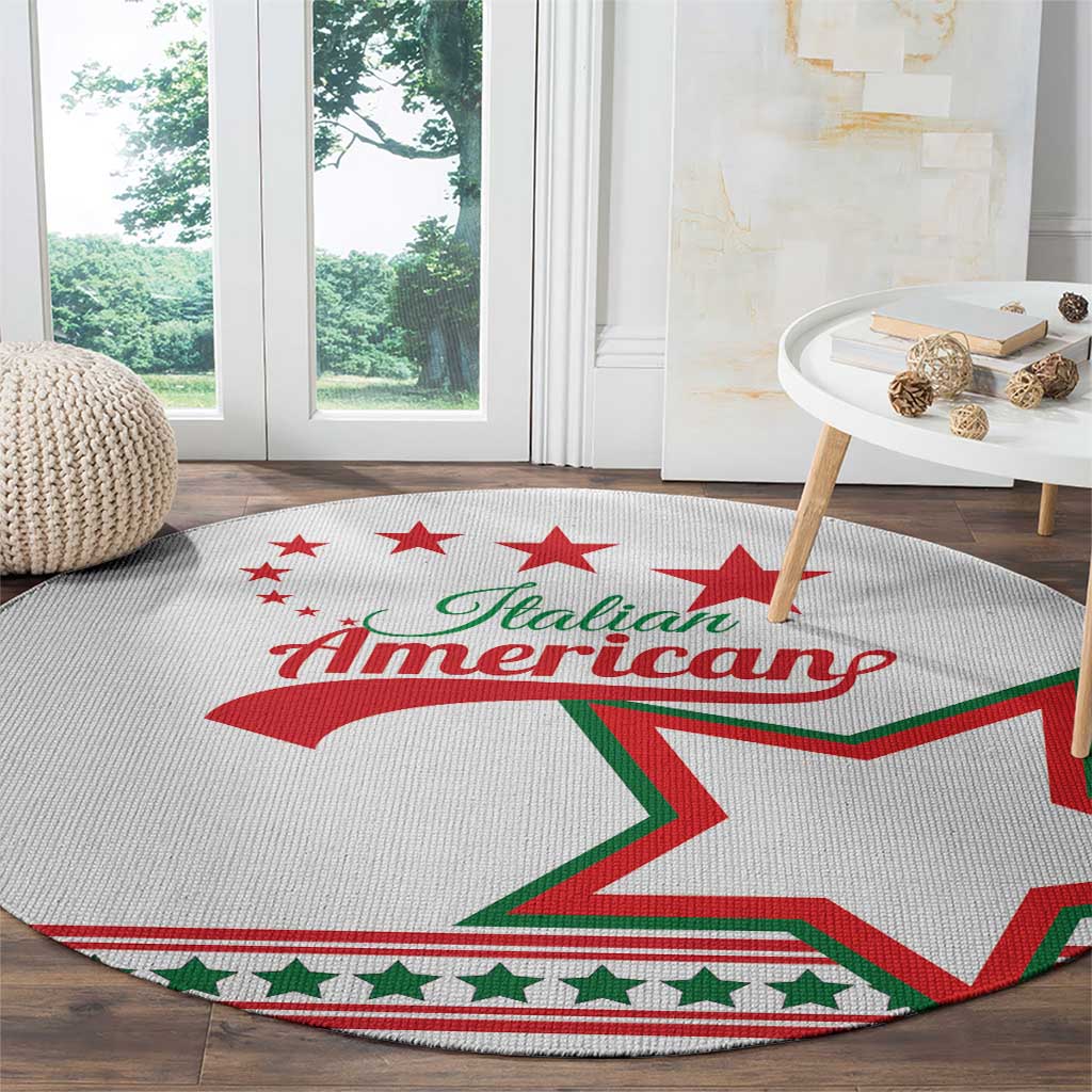 ​Italian-American Heritage Month Round Carpet Starlight Simple Style
