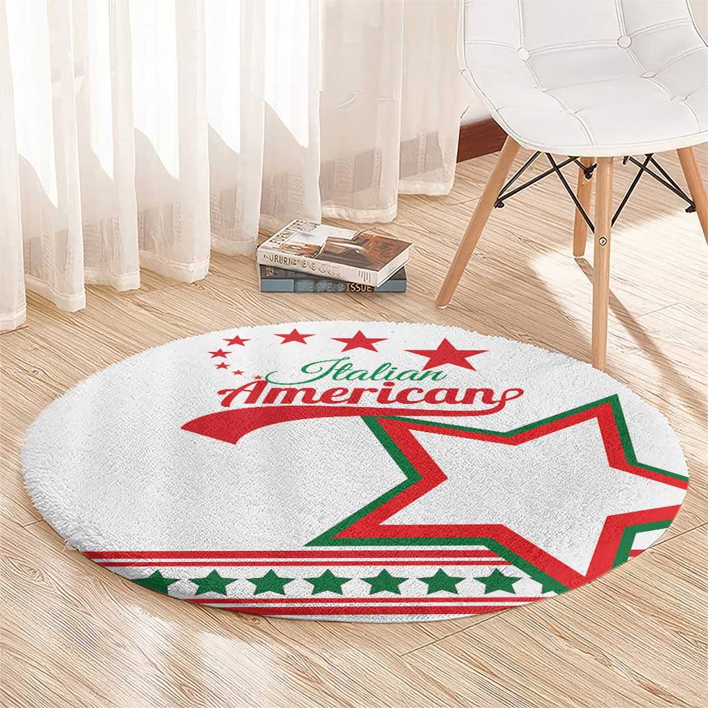 ​Italian-American Heritage Month Round Carpet Starlight Simple Style