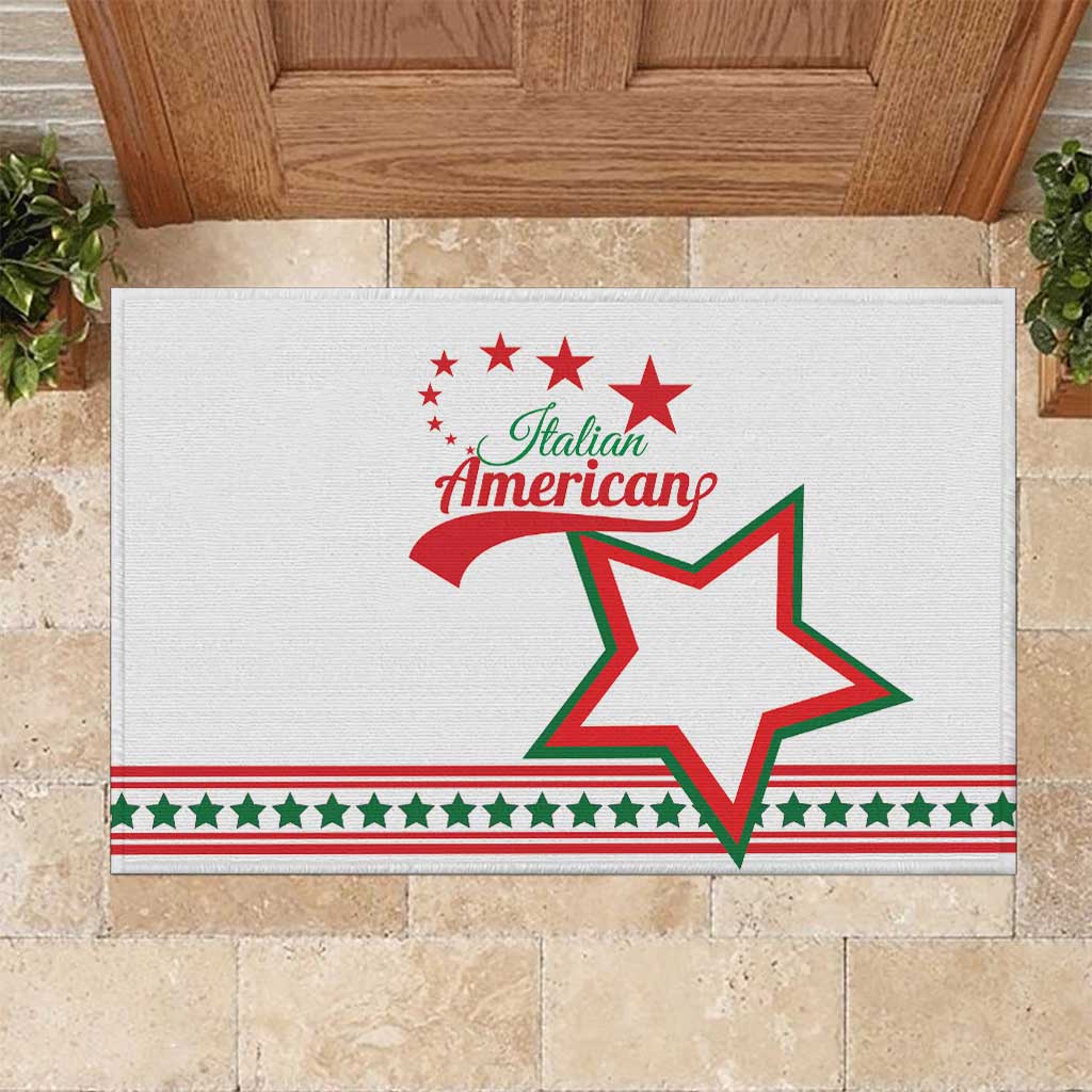 Italian-American Heritage Month Rubber Doormat Starlight Simple Style - Wonder Print Shop