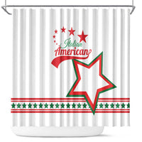 ​Italian-American Heritage Month Shower Curtain Starlight Simple Style
