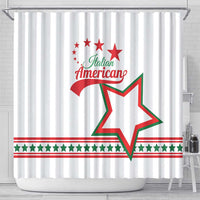 ​Italian-American Heritage Month Shower Curtain Starlight Simple Style