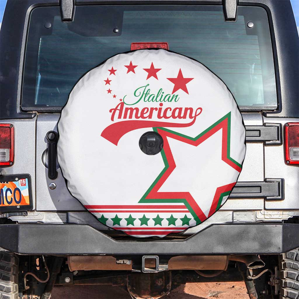 Italian-American Heritage Month Spare Tire Cover Starlight Simple Style - Wonder Print Shop