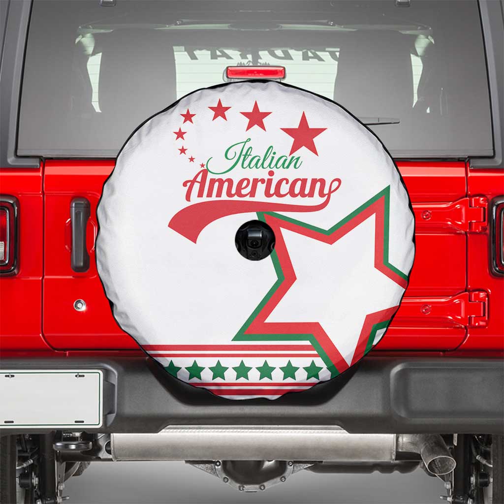 Italian-American Heritage Month Spare Tire Cover Starlight Simple Style - Wonder Print Shop