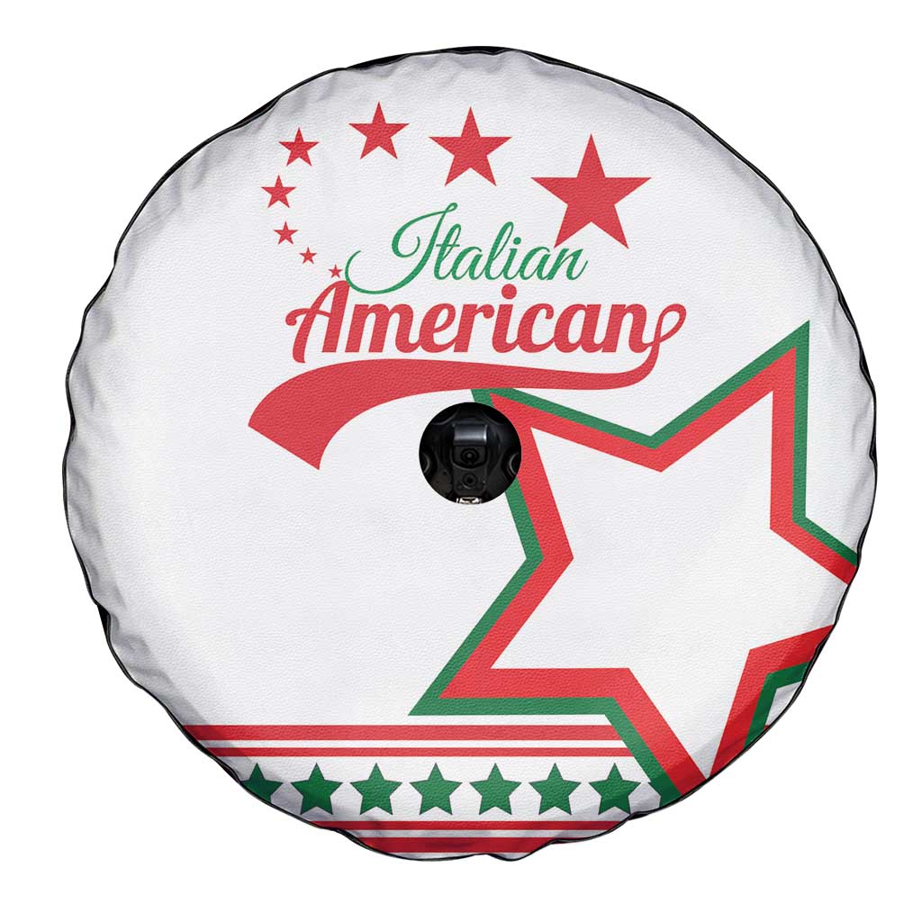 Italian-American Heritage Month Spare Tire Cover Starlight Simple Style - Wonder Print Shop