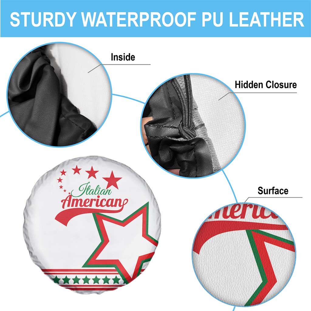 Italian-American Heritage Month Spare Tire Cover Starlight Simple Style - Wonder Print Shop