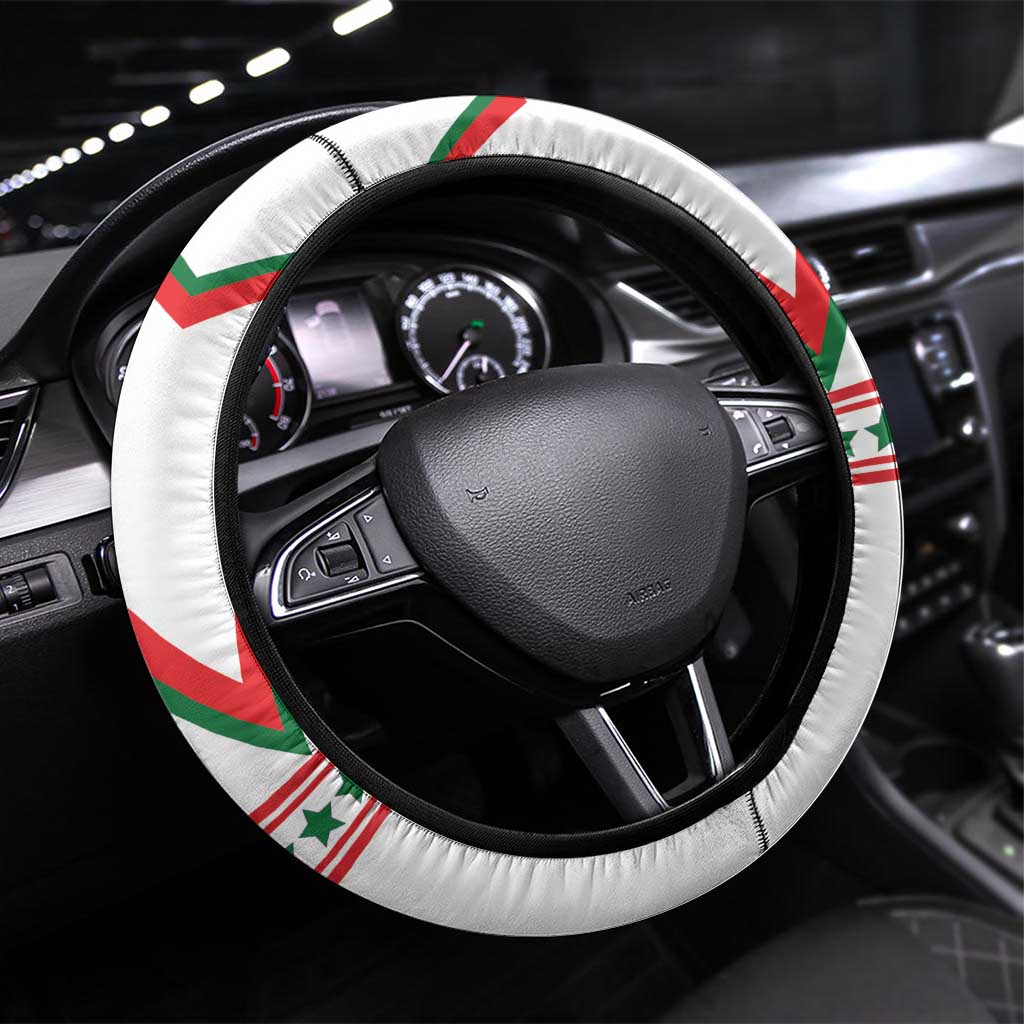Italian-American Heritage Month Steering Wheel Cover Starlight Simple Style - Wonder Print Shop