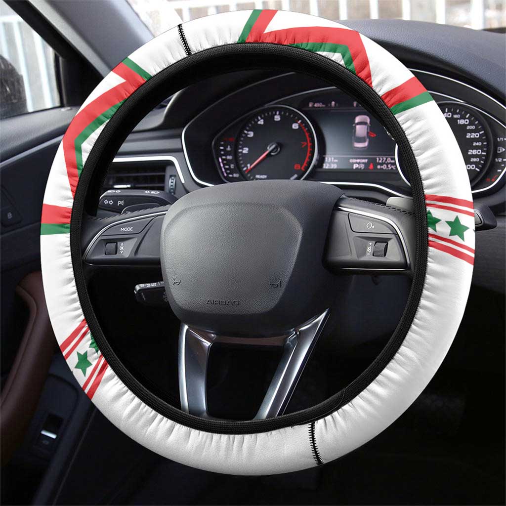 Italian-American Heritage Month Steering Wheel Cover Starlight Simple Style - Wonder Print Shop