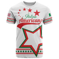 Personalized Italian-American Heritage Month T Shirt Starlight Simple Style - Wonder Print Shop