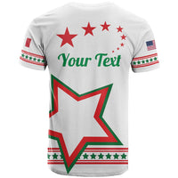 Personalized Italian-American Heritage Month T Shirt Starlight Simple Style - Wonder Print Shop