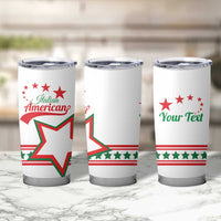 Personalized Italian - American Heritage Month Tumbler Cup Starlight Simple Style - Wonder Print Shop