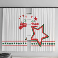 Italian-American Heritage Month Window Curtain Starlight Simple Style - Wonder Print Shop