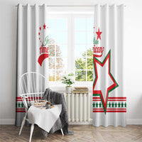 Italian-American Heritage Month Window Curtain Starlight Simple Style - Wonder Print Shop