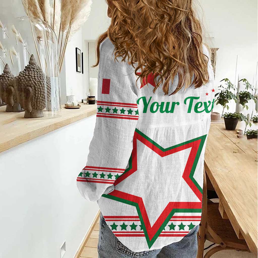 Personalized Italian-American Heritage Month Women Casual Shirt Starlight Simple Style - Wonder Print Shop