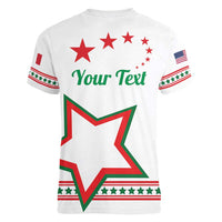 Personalized Italian-American Heritage Month Women V-Neck T-Shirt Starlight Simple Style - Wonder Print Shop