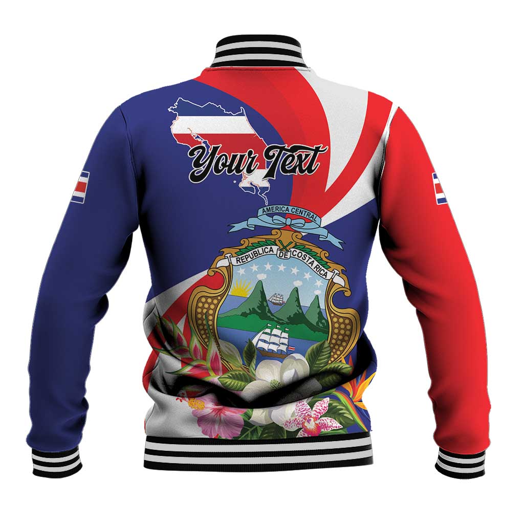 Personalized Costa Rica Pura Vida Tropical Baseball Jacket - Wonder Print Shop