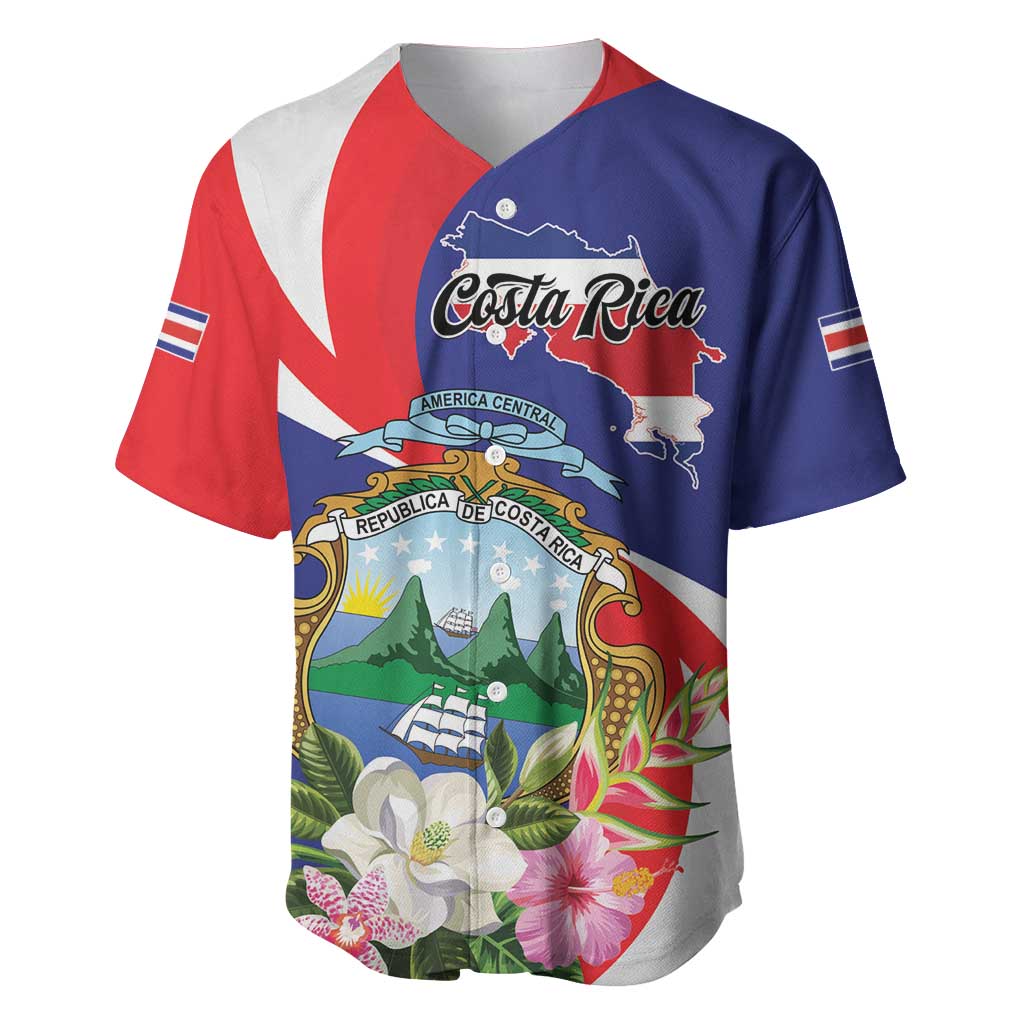 Personalized Costa Rica Pura Vida Tropical Baseball Jersey - Wonder Print Shop