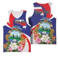 Personalized Costa Rica Pura Vida Tropical Basketball Jersey - Wonder Print Shop