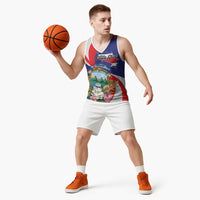 Personalized Costa Rica Pura Vida Tropical Basketball Jersey - Wonder Print Shop