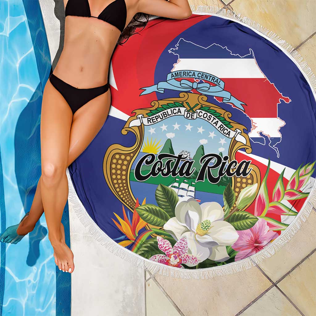 Costa Rica Pura Vida Tropical Beach Blanket - Wonder Print Shop