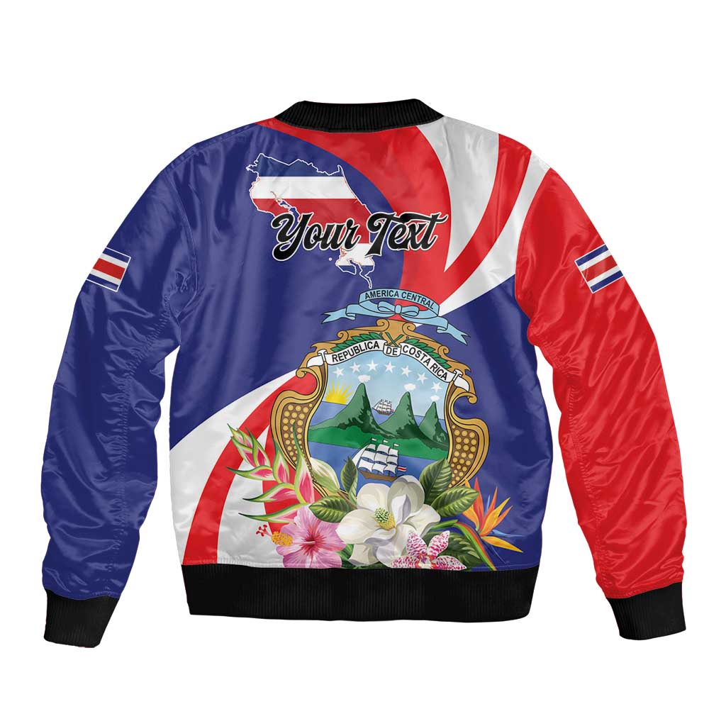 Personalized Costa Rica Pura Vida Tropical Bomber Jacket - Wonder Print Shop