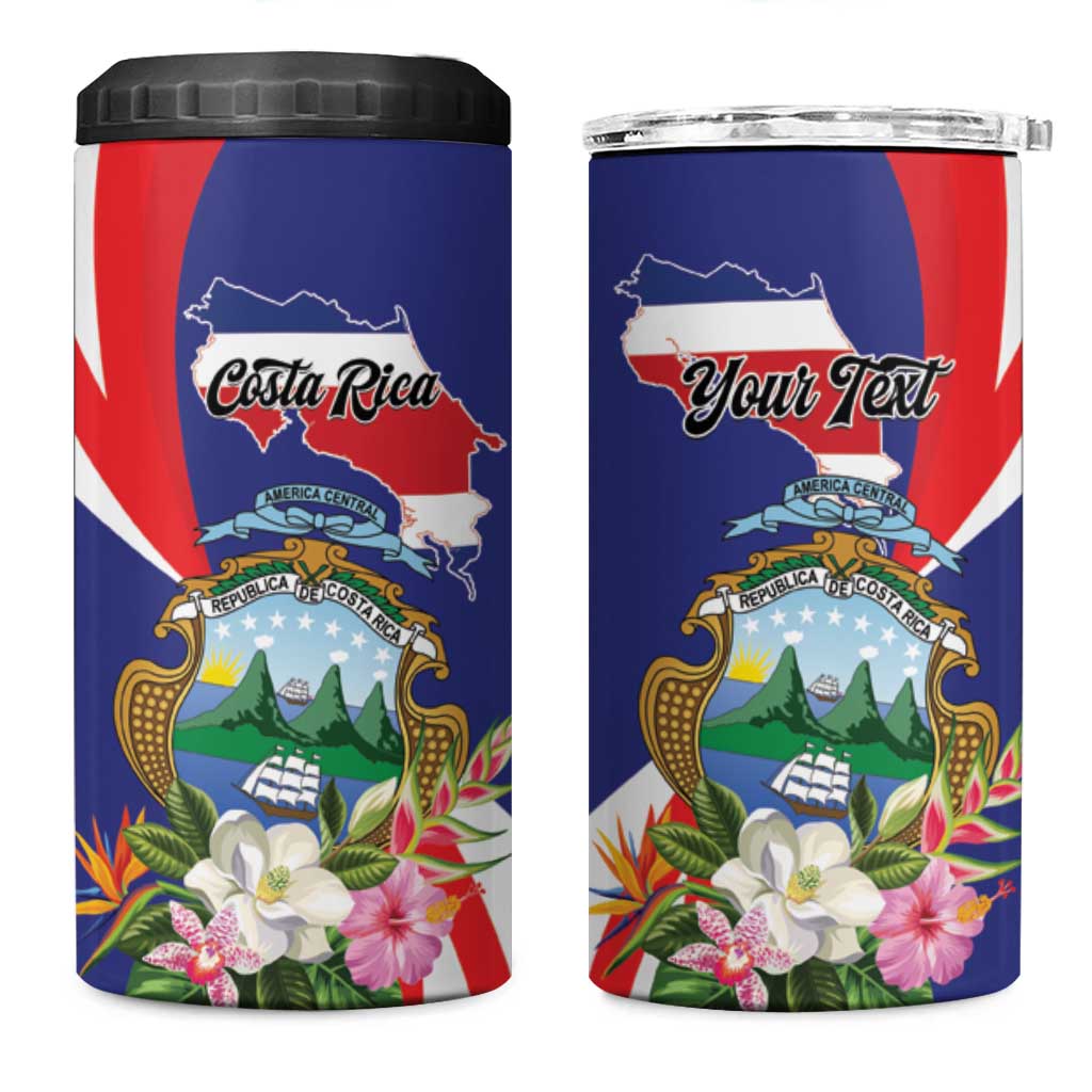 Personalized Costa Rica Pura Vida Tropical 4 in 1 Can Cooler Tumbler - Wonder Print Shop