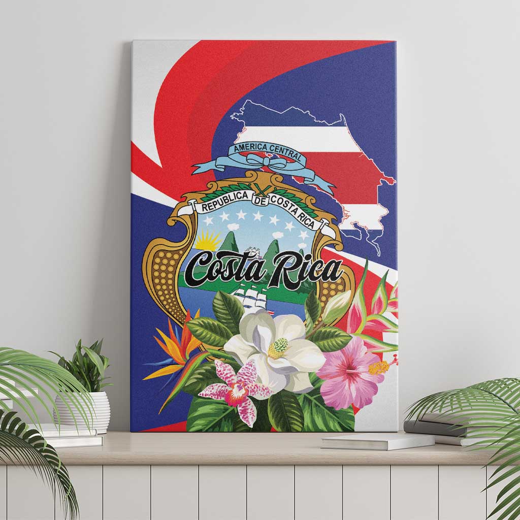 Costa Rica Pura Vida Tropical Canvas Wall Art - Wonder Print Shop