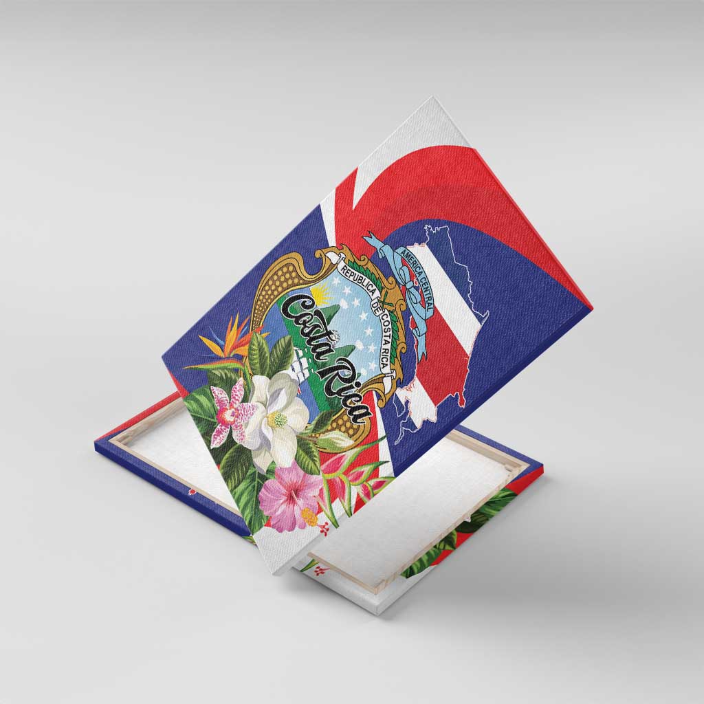 Costa Rica Pura Vida Tropical Canvas Wall Art - Wonder Print Shop