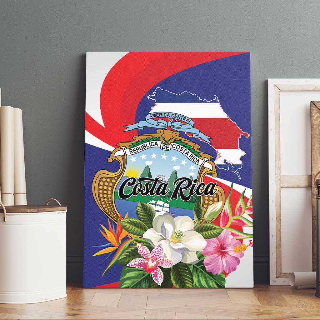 Costa Rica Pura Vida Tropical Canvas Wall Art - Wonder Print Shop