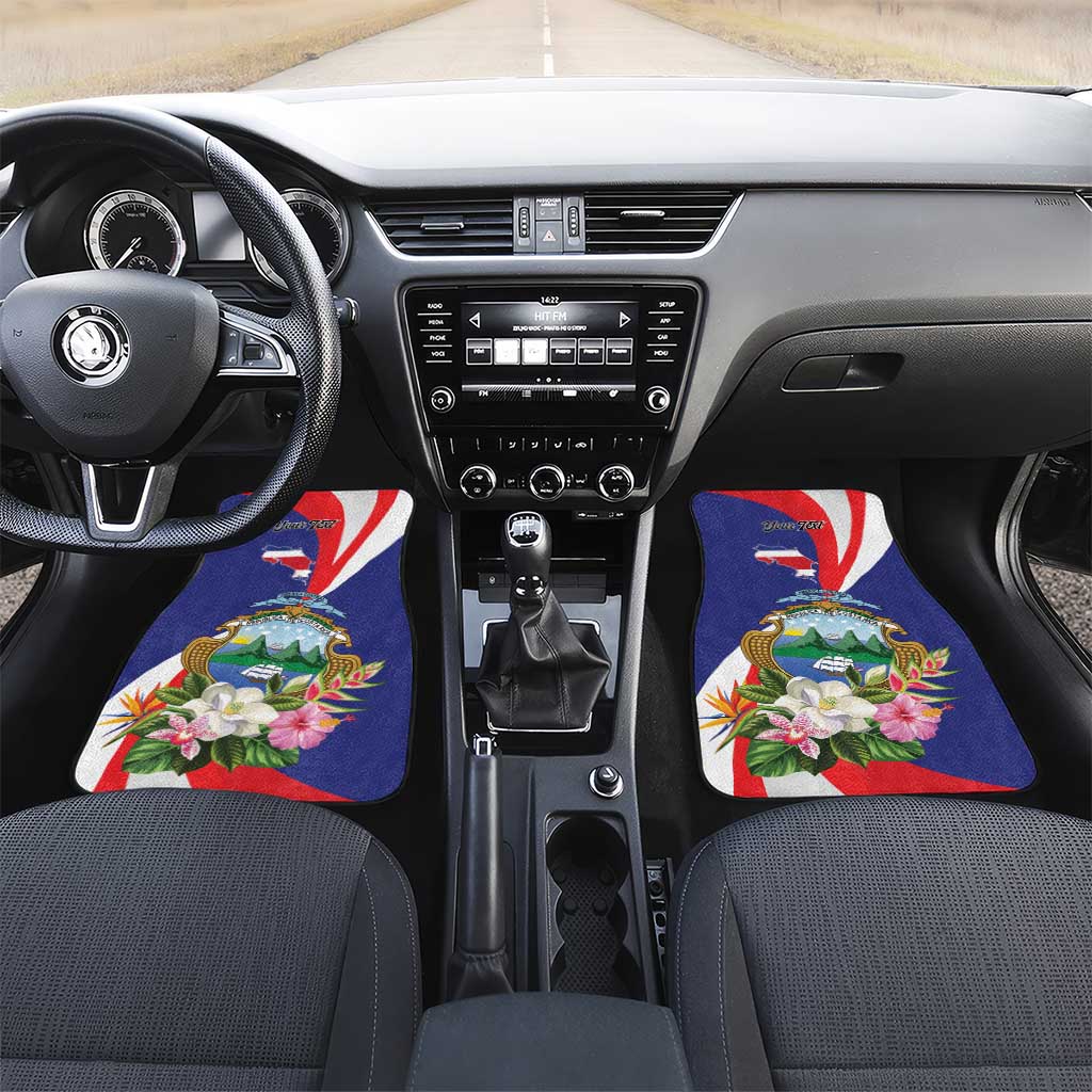 Costa Rica Pura Vida Tropical Car Mats - Wonder Print Shop