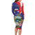 Personalized Costa Rica Pura Vida Tropical Family Matching Long Sleeve Bodycon Dress and Hawaiian Shirt - Wonder Print Shop