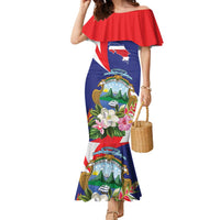 Personalized Costa Rica Pura Vida Tropical Family Matching Mermaid Dress and Hawaiian Shirt - Wonder Print Shop
