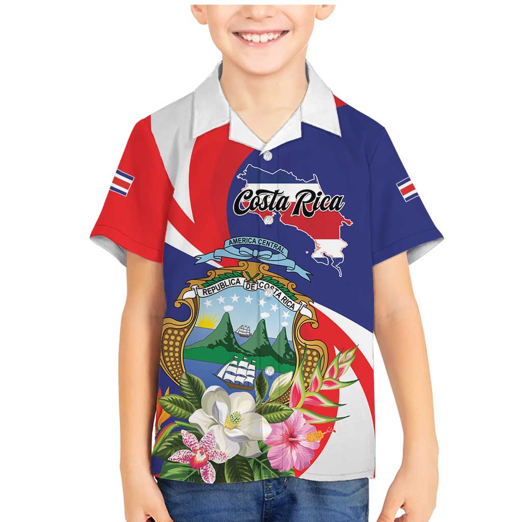 Personalized Costa Rica Pura Vida Tropical Family Matching Mermaid Dress and Hawaiian Shirt - Wonder Print Shop