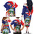 Personalized Costa Rica Pura Vida Tropical Family Matching Off The Shoulder Long Sleeve Dress and Hawaiian Shirt - Wonder Print Shop