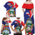 Personalized Costa Rica Pura Vida Tropical Family Matching Off Shoulder Maxi Dress and Hawaiian Shirt - Wonder Print Shop