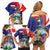 Personalized Costa Rica Pura Vida Tropical Family Matching Off Shoulder Short Dress and Hawaiian Shirt - Wonder Print Shop
