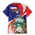 Personalized Costa Rica Pura Vida Tropical Family Matching Off Shoulder Short Dress and Hawaiian Shirt - Wonder Print Shop